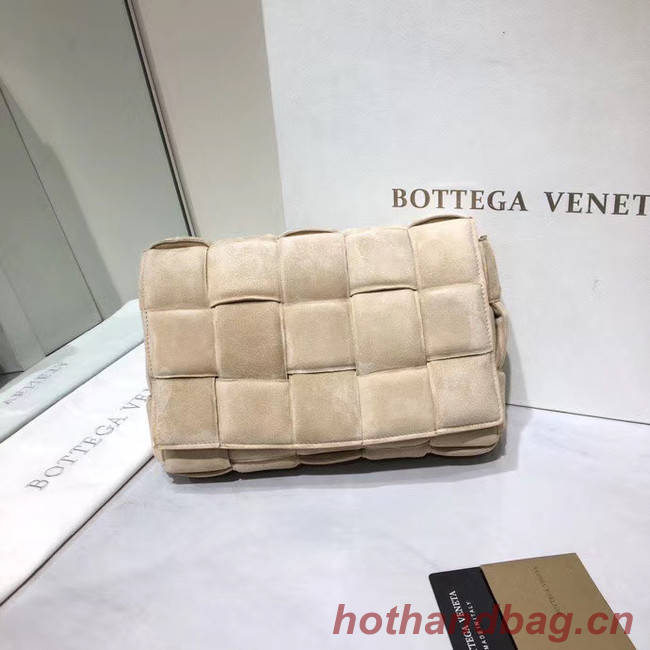 Bottega Veneta PADDED CASSETTE BAG suede 591970 Plaster