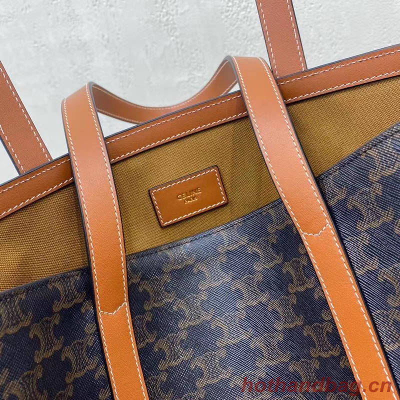 CELINE LARGE BAG IN TRIOMPHE CANVAS 201229