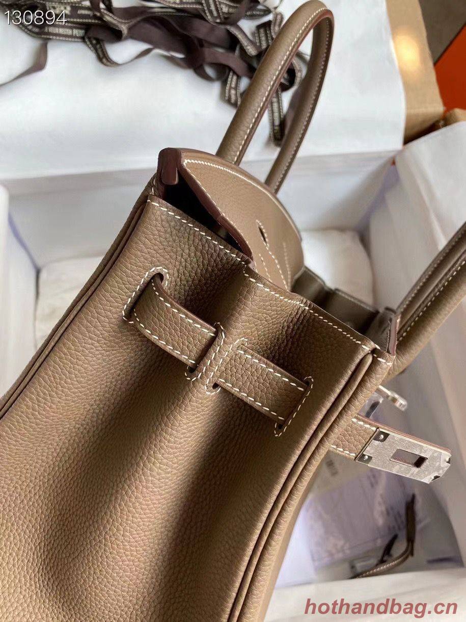 Hermes Birkin Bag Original Togo Leather 17825 Gray