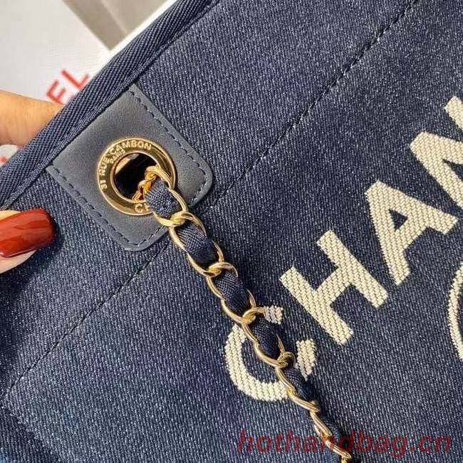 Chanel 19SS Shopping bag A67001 royal blue