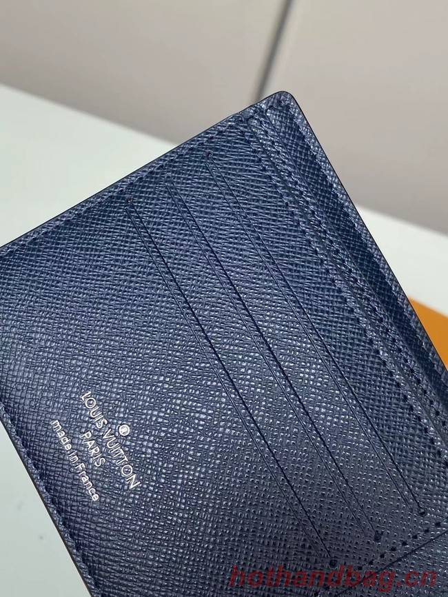 Louis vuitton Monogram Canvas Wallet N60434 blue