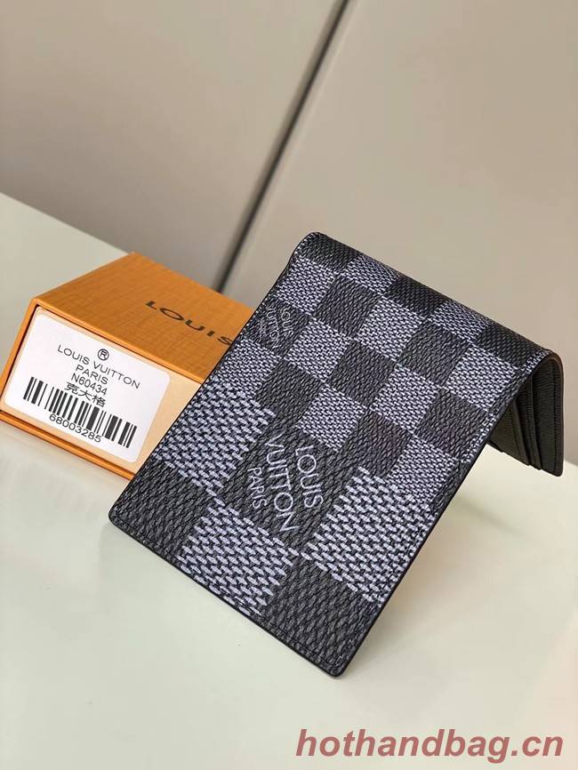 Louis vuitton Monogram Canvas Wallet N60434 grey