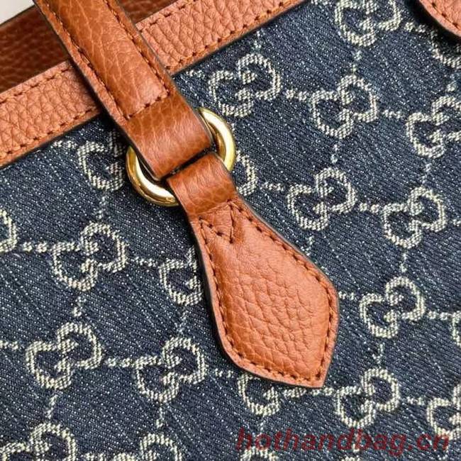 Gucci Ophidia GG medium tote 631685 Dark blue