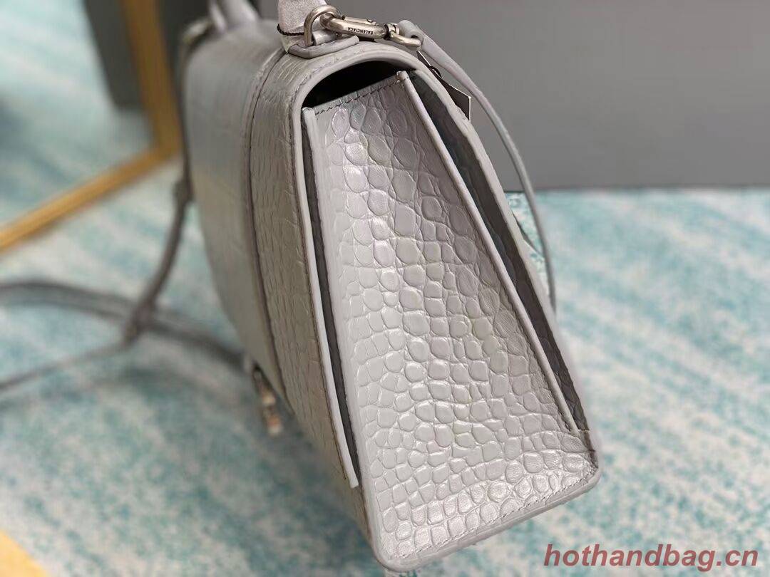 Balenciaga HOURGLASS MEDIUM TOP HANDLE BAG B108892E grey