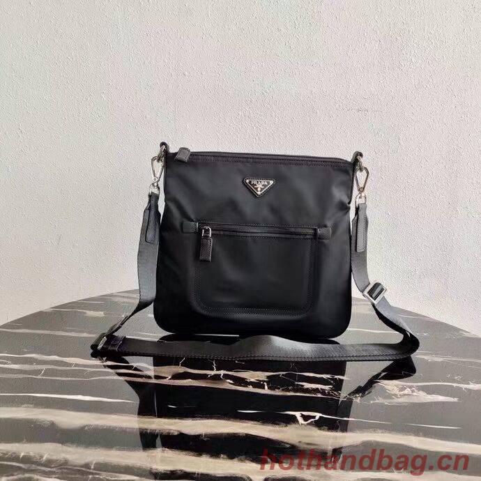 Prada Re-Nylon and Saffiano leather shoulder bag VA0715 black