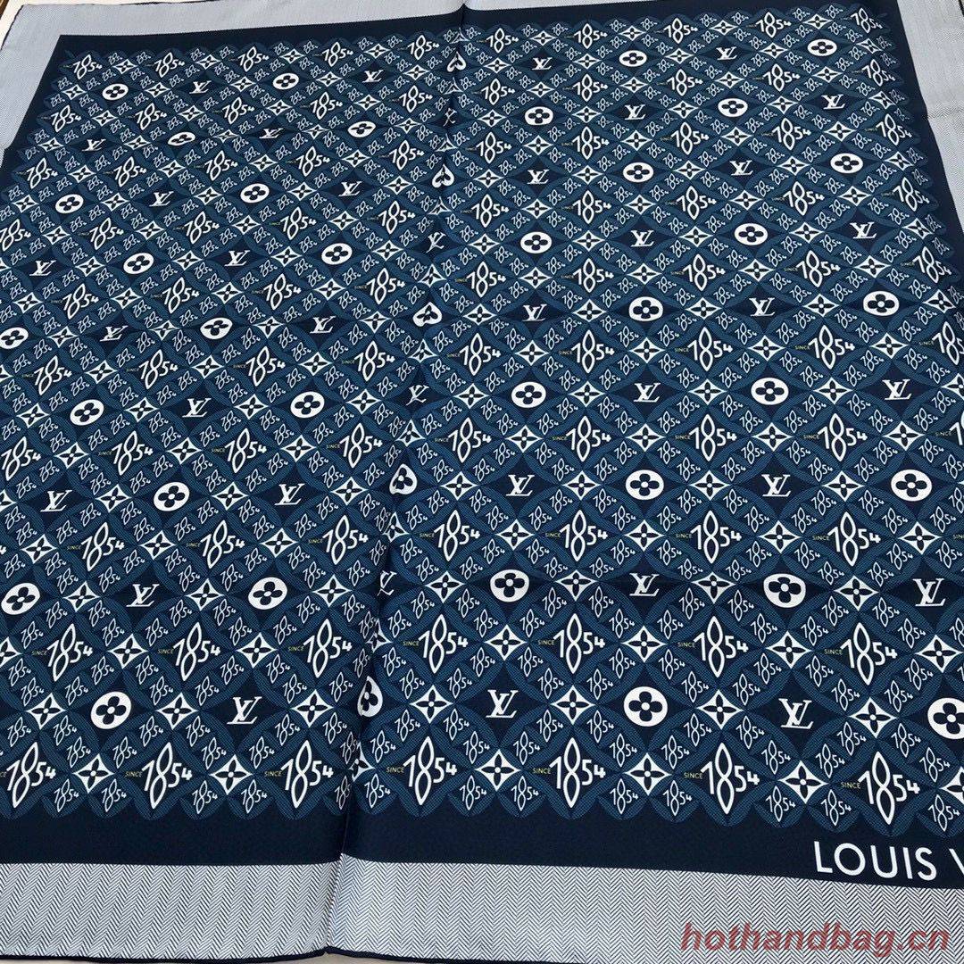 Louis Vuitton Silk Scarf M76781 Dark Blue