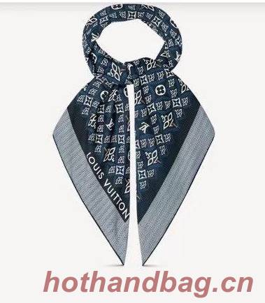 Louis Vuitton Silk Scarf M76781 Dark Blue