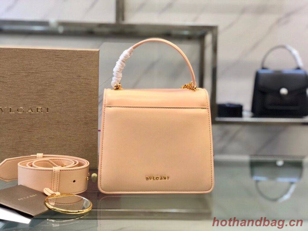 Bvlgari Serpenti Forever leather small crossbody bag B210762 pink