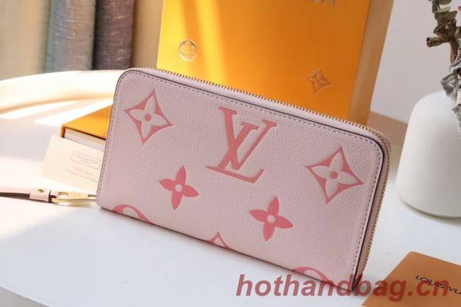 Louis Vuitton ZIPPY WALLET M80403 pink