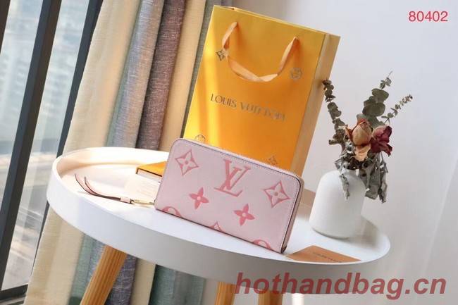 Louis Vuitton ZIPPY WALLET M80403 pink