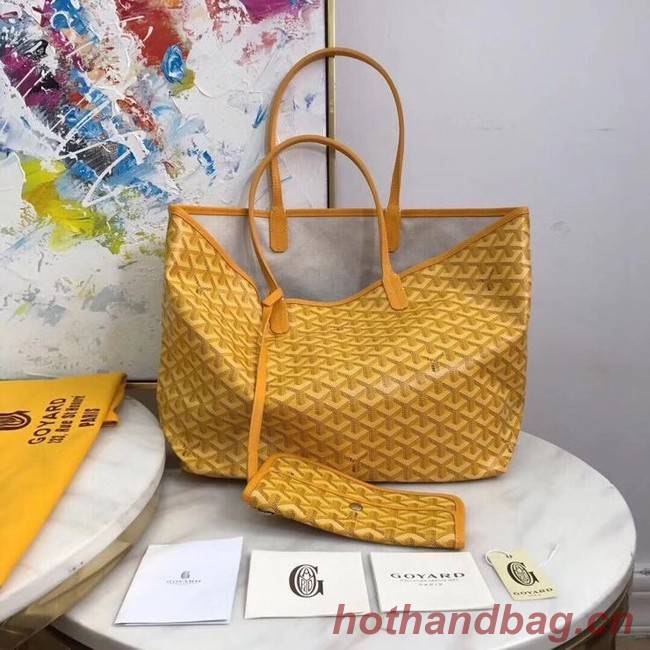 Goyard Calfskin Leather Tote Bag 20207 yellow