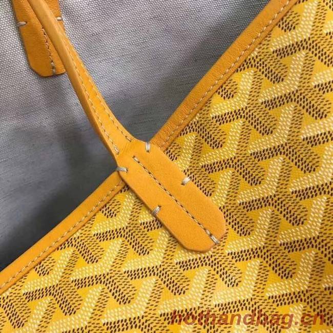 Goyard Calfskin Leather Tote Bag 20207 yellow