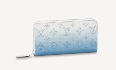 Louis Vuitton ZIPPY WALLET M80490 Gradient blue