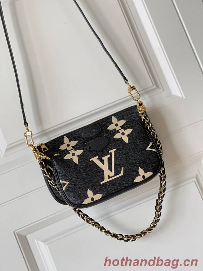 Louis Vuitton MULTI POCHETTE ACCESSOIRES M45777 Black&Cream