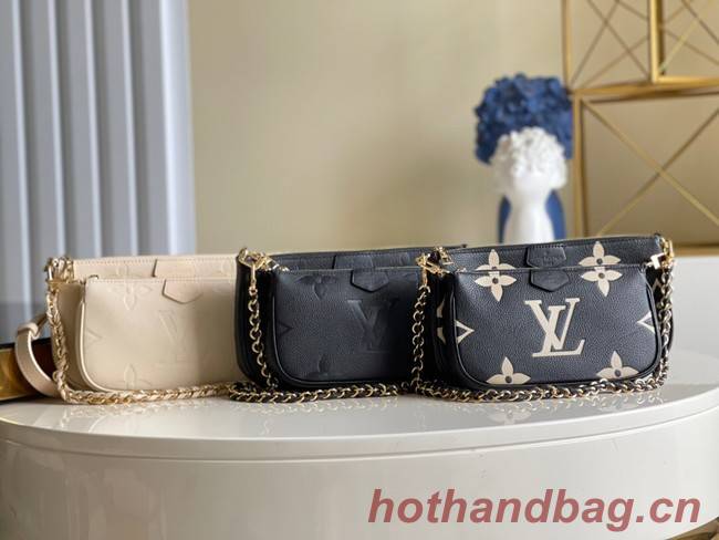 Louis Vuitton MULTI POCHETTE ACCESSOIRES M45777 Black&Cream