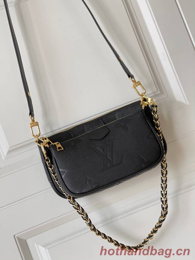 Louis Vuitton MULTI POCHETTE ACCESSOIRES M80399 Black