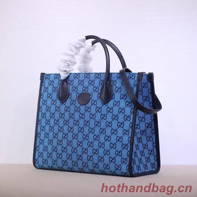 Gucci GG small tote bag 659983 blue