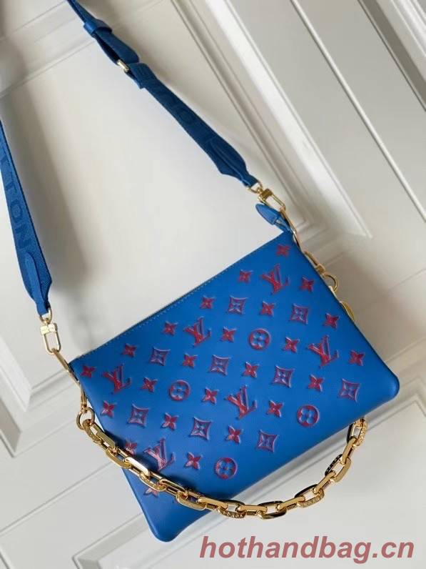 Louis Vuitton COUSSIN PM M58628 blue&red