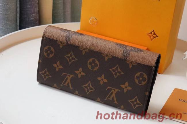 Louis Vuitton ZOE WALLET M80724 brown