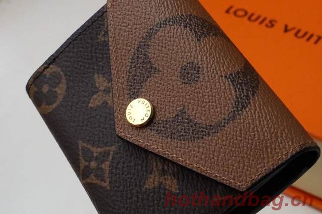 Louis Vuitton ZOE WALLET M80725 brown