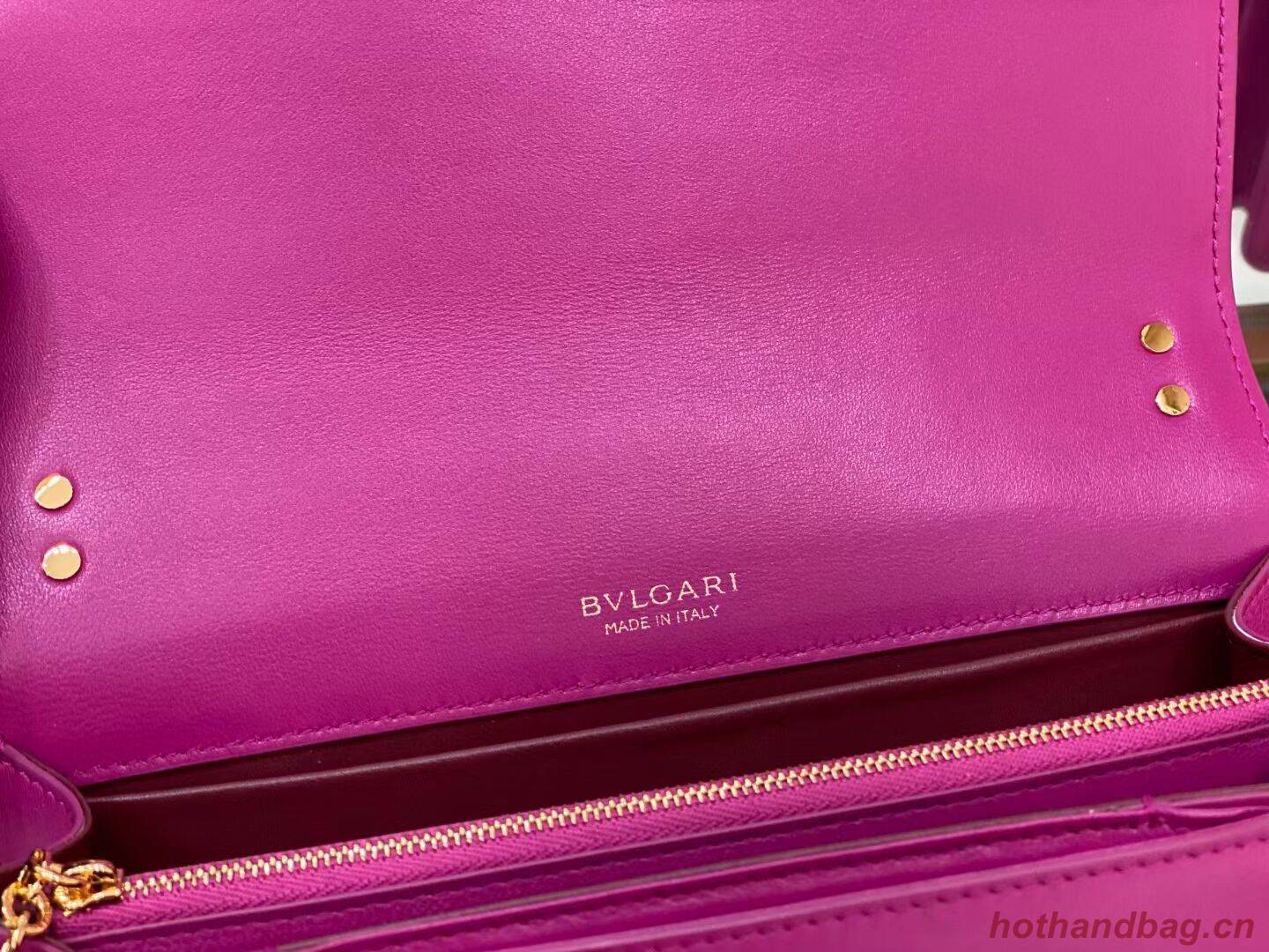 Bvlgari Serpenti Forever leather small crossbody bag B210762 rose