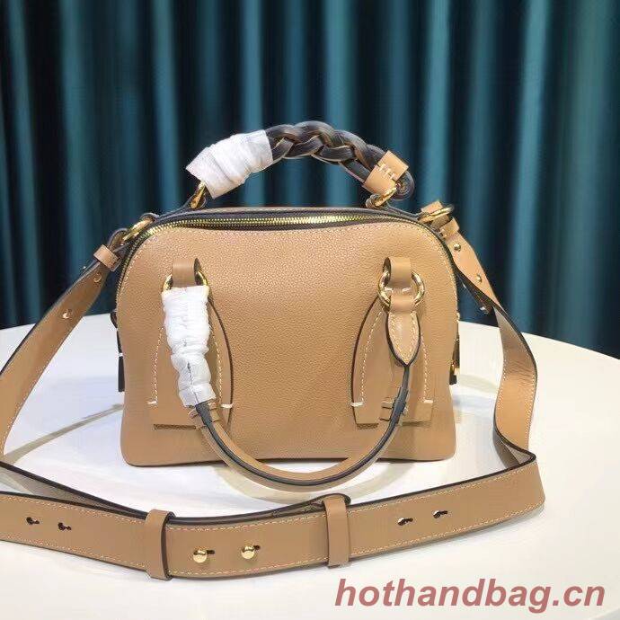 Chloe Original Calfskin Leather Bag 6C081 Apricot