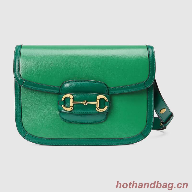 Gucci Horsebit 1955 small shoulder bag 602204 green