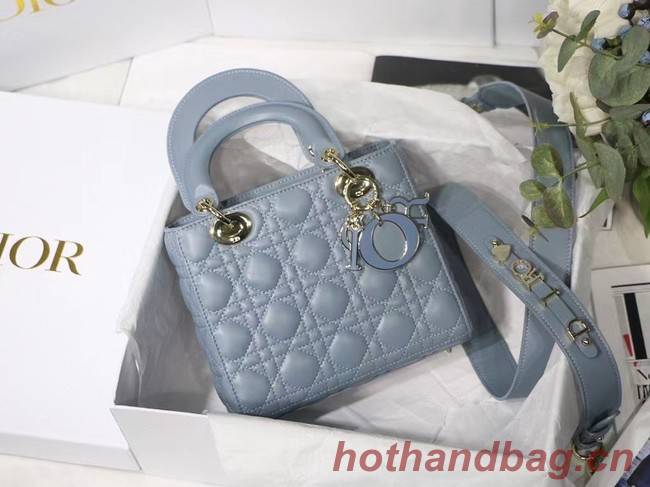 LADY DIOR MY ABCDIOR BAG Cannage Lambskin M0538O grey