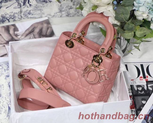 LADY DIOR MY ABCDIOR BAG Cannage Lambskin M0538O pink