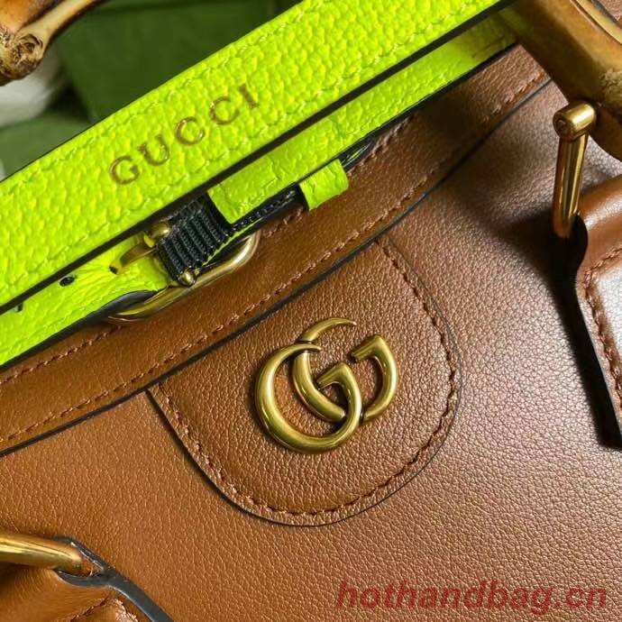 Gucci Diana mini tote bag 655661 brown