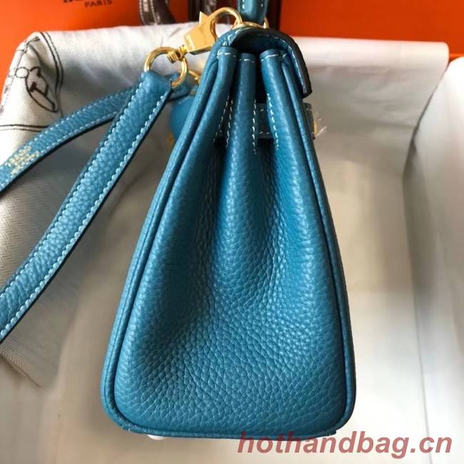 Hermes Birkin Togo Leather 22590 blue