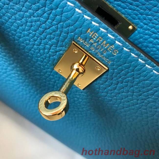 Hermes Birkin Togo Leather 22590 blue