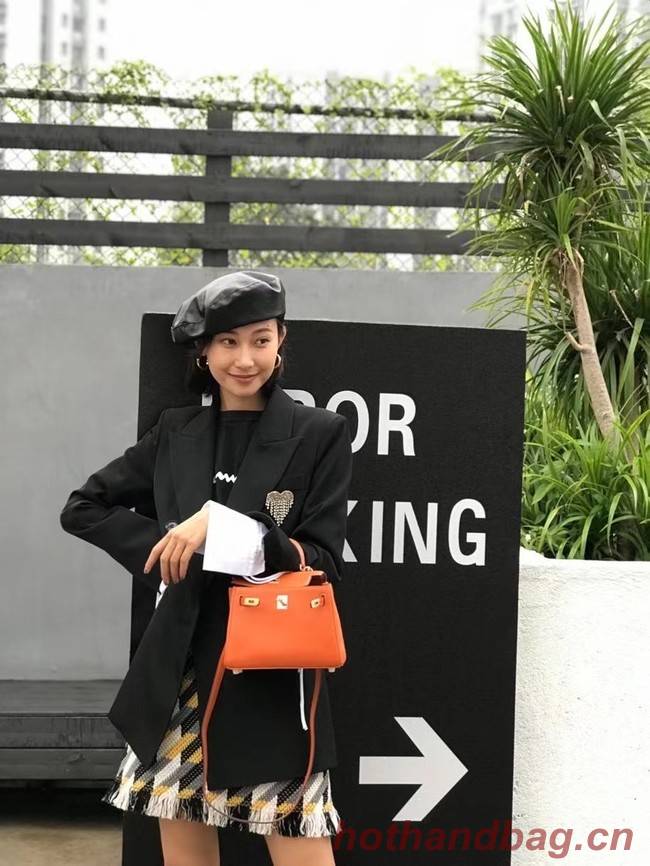 Hermes Birkin Togo Leather 22590 orange