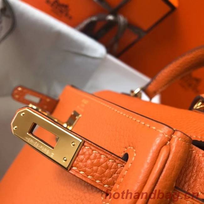 Hermes Birkin Togo Leather 22590 orange