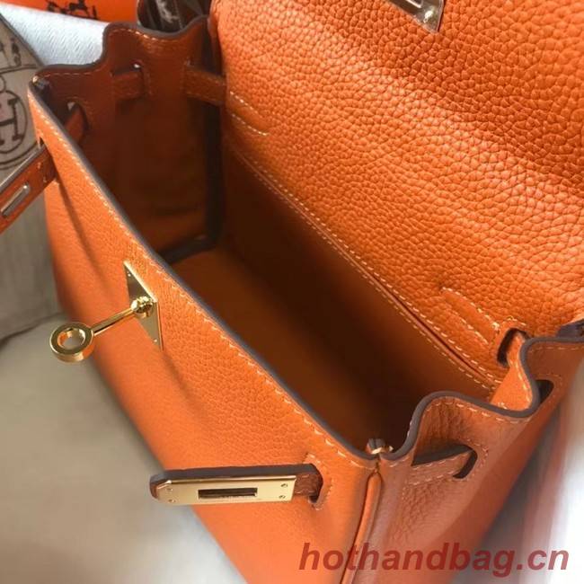 Hermes Birkin Togo Leather 22590 orange