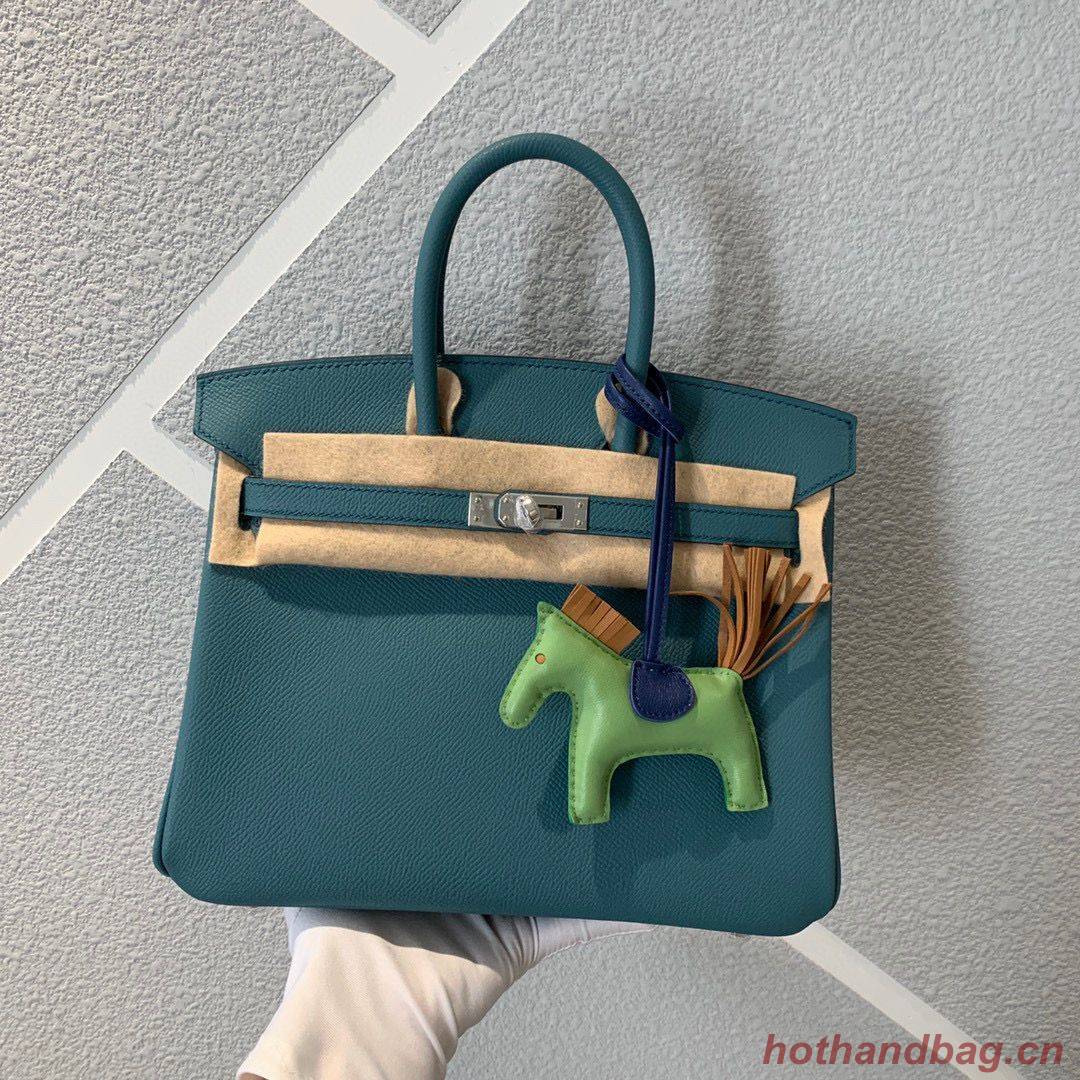 Hermes Birkin 25CM Epsom Bag Original Leather H25E Dark Green