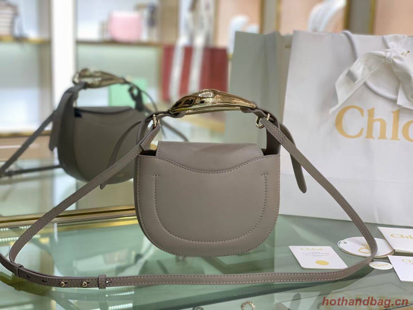 Chloe Original Calfskin Leather Bag 3S1350 grey