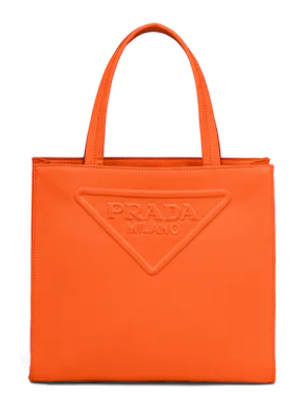 Prada Drill tote bag 1BG382 orange