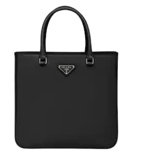 Prada brushed leather tote 1BA330 black