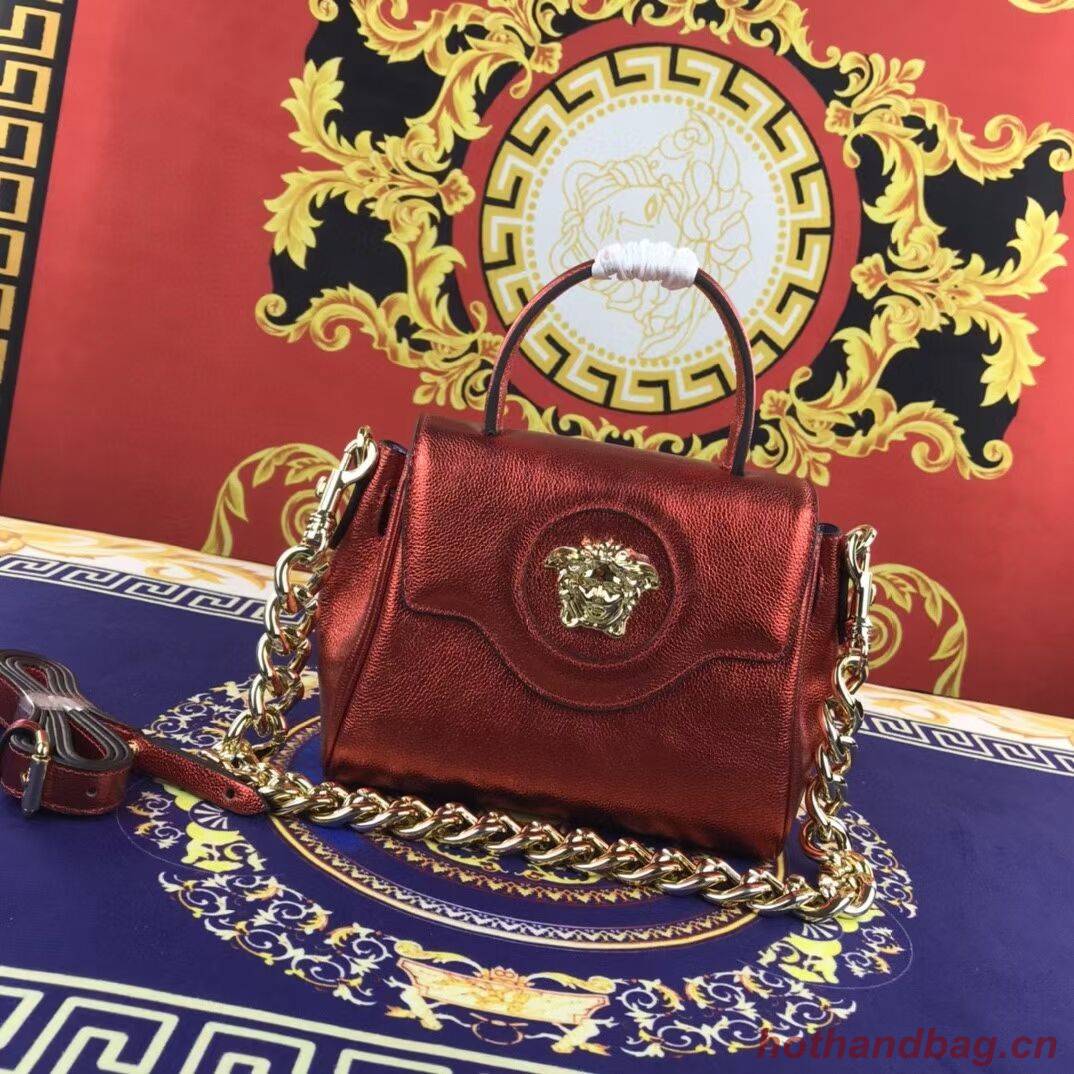 Versace Original Calfskin Leather Bag FS1040 red