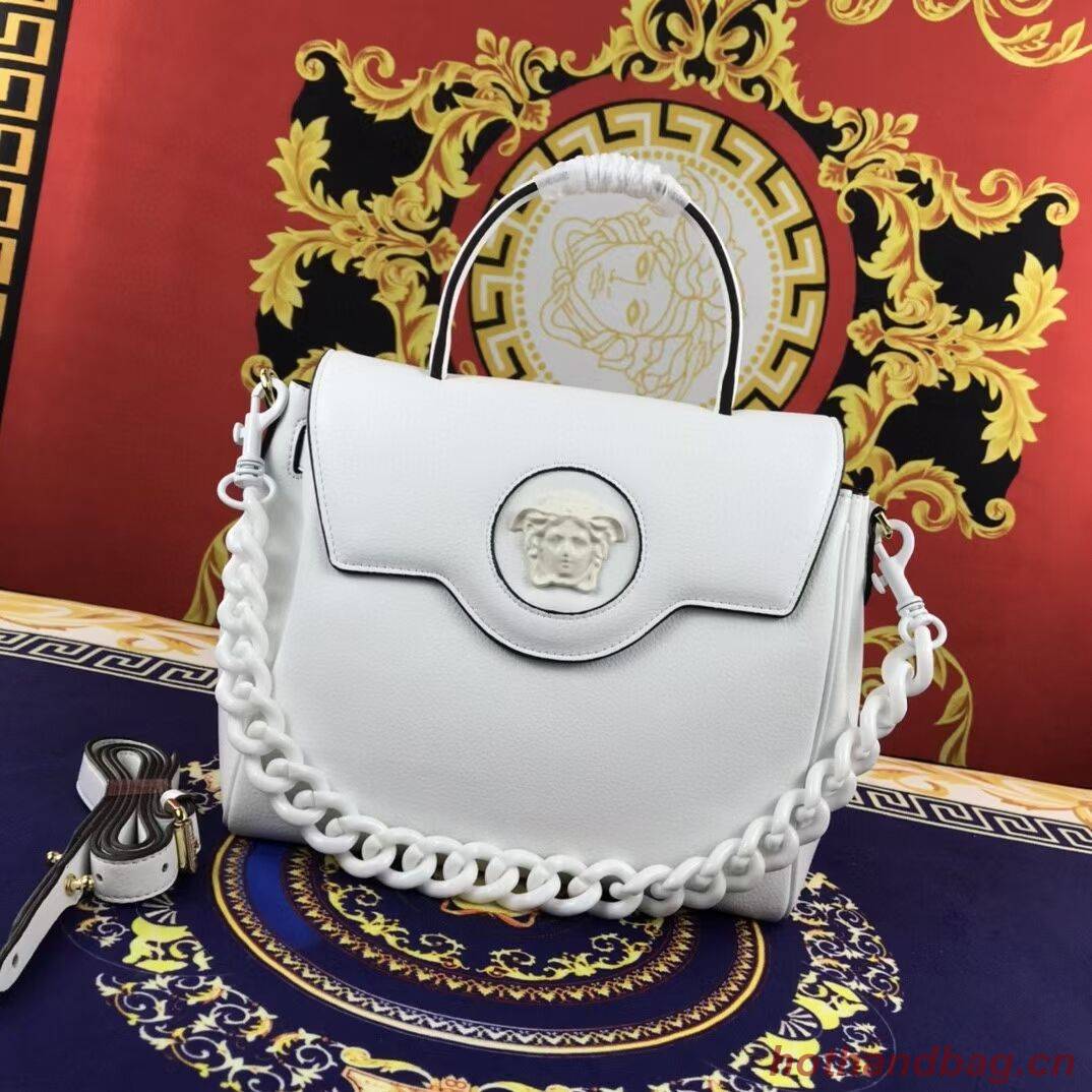 Versace Original medium Calfskin Leather Bag FS1041 white