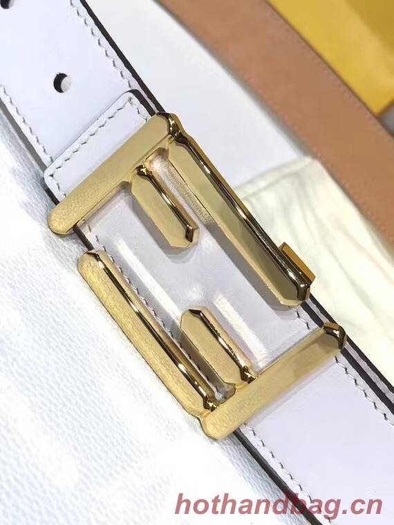 Fendi Leather Belt F2377 30mm