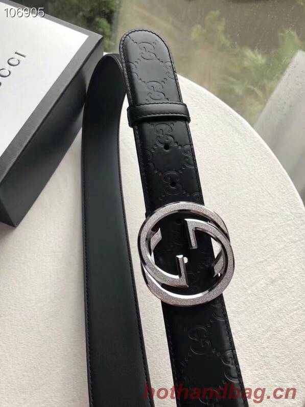 Gucci Reversible Signature leather belt 473030 