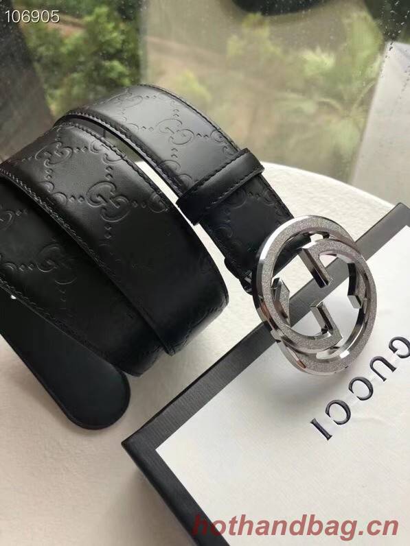 Gucci Reversible Signature leather belt 473030 