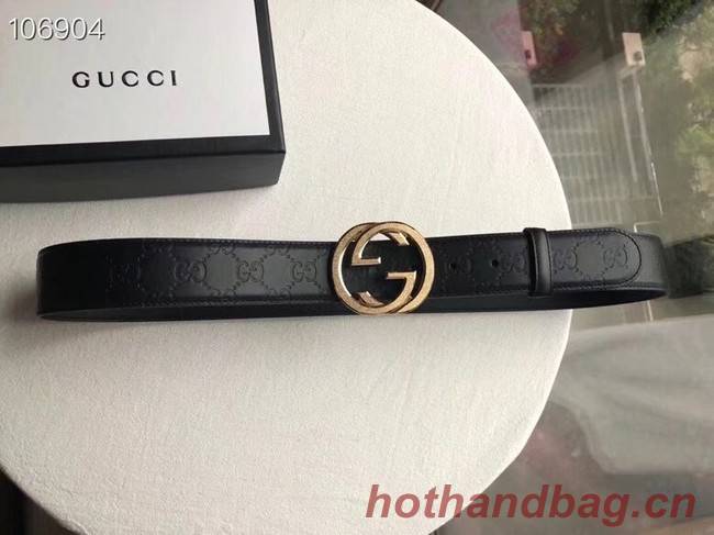 Gucci Reversible Signature leather belt 473031