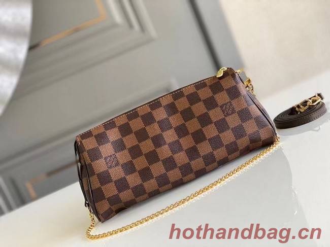 Louis Vuitton Original Damier Ebene Canvas Eva Clutch N55213