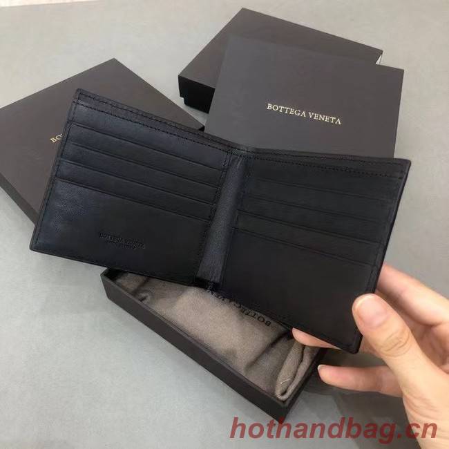 Bottega Veneta BI-FOLD WALLET 649603 black