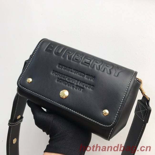 BurBerry Leather Shoulder Bag 80266 black