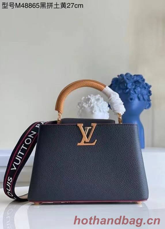 Louis Vuitton CAPUCINES Original Leather PM M48865 black 