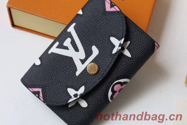 Louis Vuitton ROSALIE COIN PURSE M80755 black